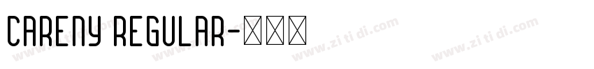 Careny Regular字体转换
